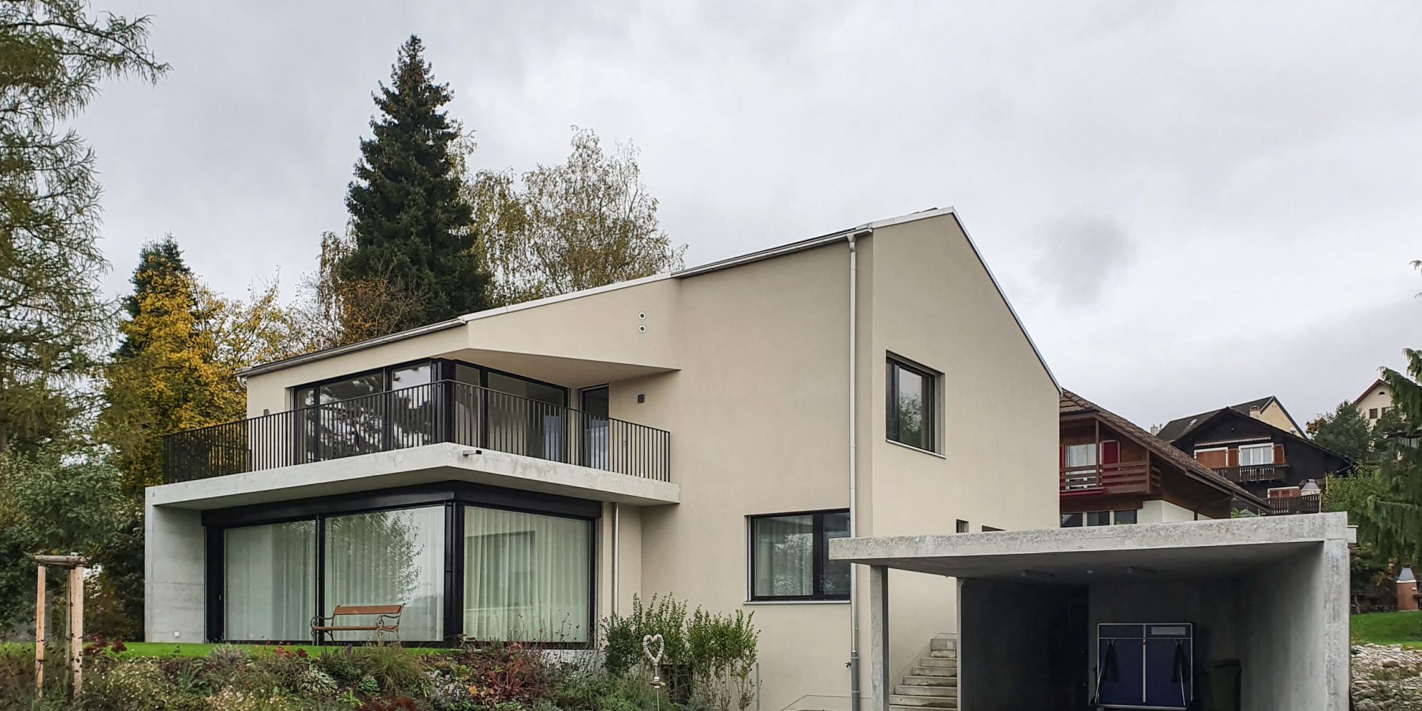 Neubau EFH Rombach Aussenansicht